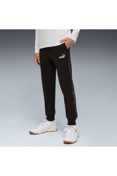 Puma Trousers Ess Camo Sweatpants, Black, Kids