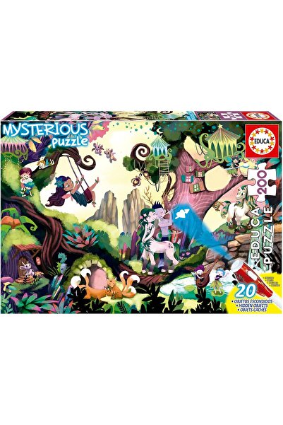 EDUCA أحجية غامضة للأطفال - 200 قطعة | أحجية ماستري ديزاين: الغابة السحرية