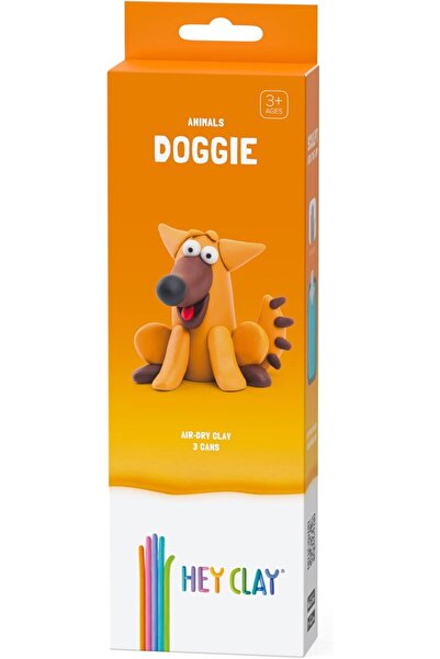 Hey Clay – DIY Doggie Plastic Creative Modelling Air-Dry Clay For Kids 3 Cans