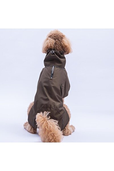 Pawstar Haki Colombia Prime v2 Polarlı Orta ve Büyük Irklar için Köpek Yağmurluğu Köpek Kıyafeti Su Geçirmez