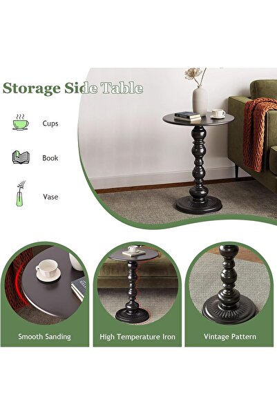 Twinkle Mart Preferspace Accent Side End Table - Vintage Iron Side Table