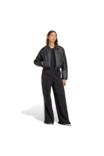 adidas Kadın Siyah Mont PLEATHER BOMBER JX5332