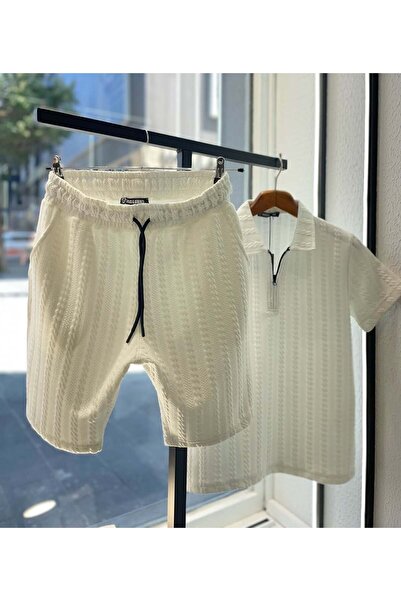 CLAVO Erkek Polo Yaka Tişört Şortlu Takım