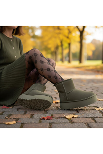 Lush Fashion Ghete Dama Tip Ug Imblanite din Piele Intoarsa Cod: LT33-45 (W2)