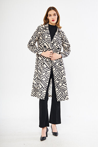 comstar Astarsız Cepli Düğmeli Kuşaklı Yazlık Trenç