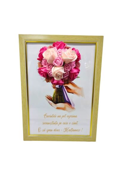 T&M Personalizare Tablou înrămat A4 (30x21 cm) - „Cuvintele nu-mi pot exprima...