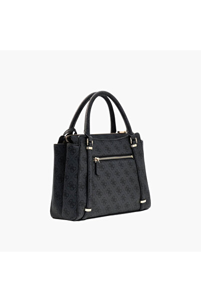 Guess Monogrammed Satchel Handbag