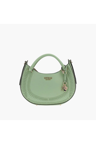 Guess حقيبة كتف مضفرة التفاصيل