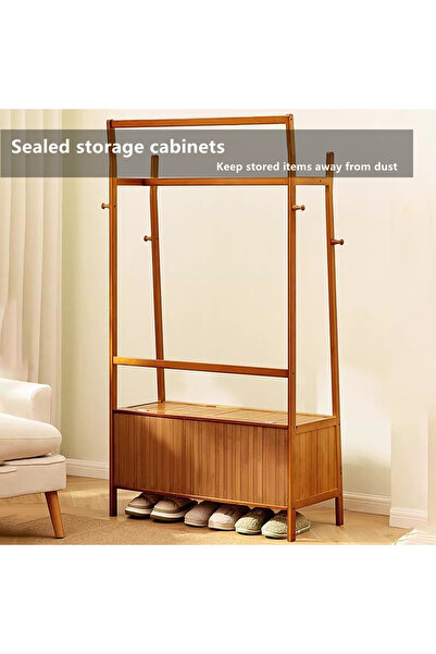 Zztcmp Coat Rack Stand,Clothing Garment Rack,Clothes Rail Stand With Storage Basket