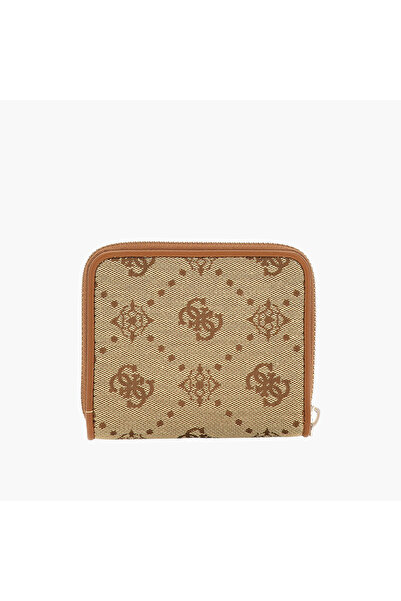 Guess Monogram Small Zip Wallet