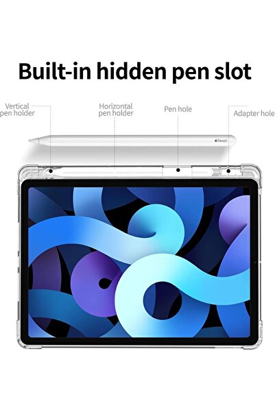 007 Monensta Case for Honor MagicPad 2 12.3 (2024) — Tri-fold Slim TPU Shockproof with Pen Holder (Bla