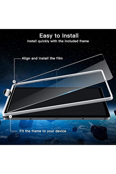 JETech Screen Protector with Frame for Samsung Galaxy Tab S8/S7 11 inch (SM-X700/X706/T870/T875/T878