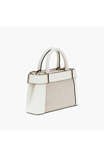 Guess Textured Panel Mini Satchel