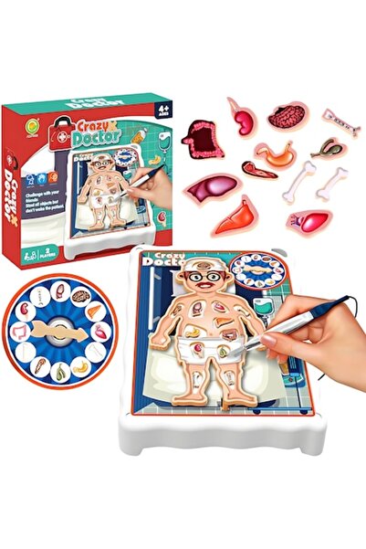 ANGMAD Crazy Doctor - Joc de rol interactiv, 12 organe, sunet și vibrații, mu...