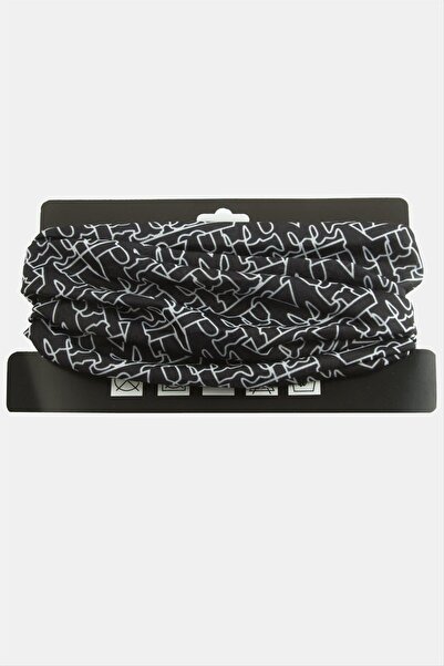 ZERO LAND Lvsqvr Patterned (141429) Baff Neck Collar-Black