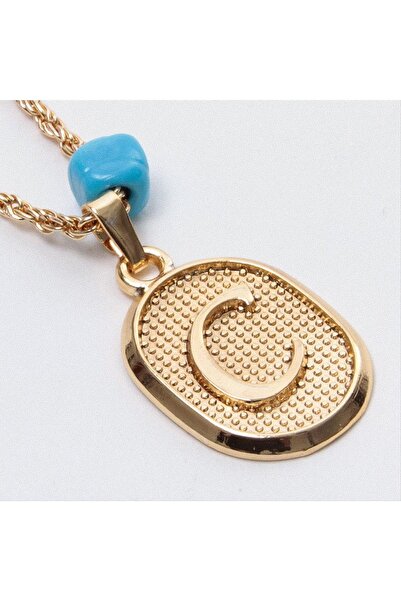 ZERO LAND قلادة LVSQVR مصنوعة من الخرز البلاستيكي الملتوي (144243) -C