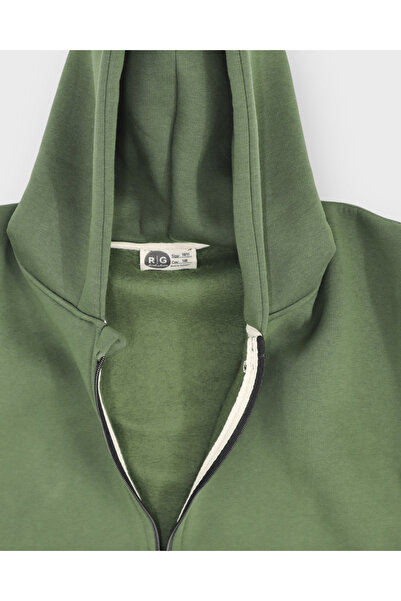 RG Brand Hooded Zippered 3 Thread Sweatshirt and Sweatpants Set