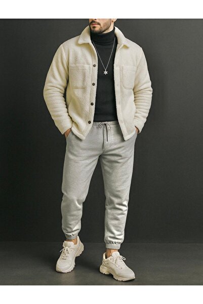 LUPERCUS Чоловічий комплект 3-х частин: сорочка, светр, спортивний костюм з довгими рукавами