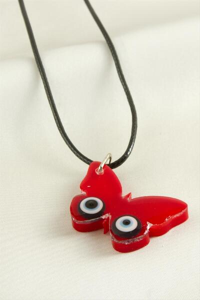 ZERO LAND Lvsqvr Butterfly (95707) Epoxy Pendant-Red