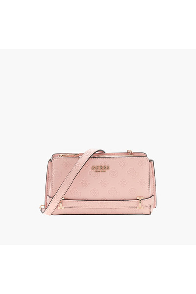 Guess حقيبة كروس صغيرة منقوش عليها شعار