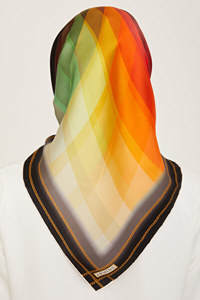 Armine Silk Scarf 9112D (Twill) (Nostalji̇)-20