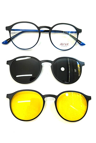 Avva 1904 C3 Polarized&Anti-Glare Clip-On Unisex Sunglasses