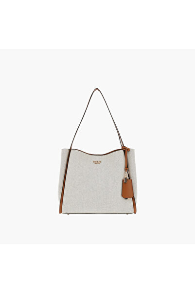 Guess Textured Shoulder Tote Bag