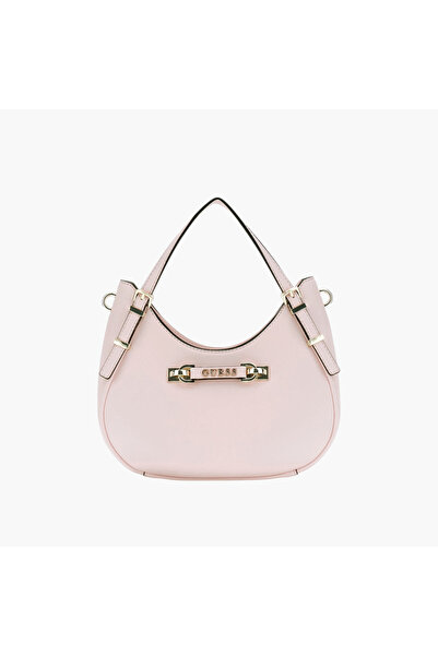 Guess Elegant Hobo Handbag with Gold Detailing