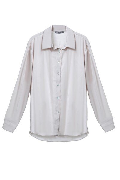 Soul Women's Basic Shirt -32207Gml - Stone