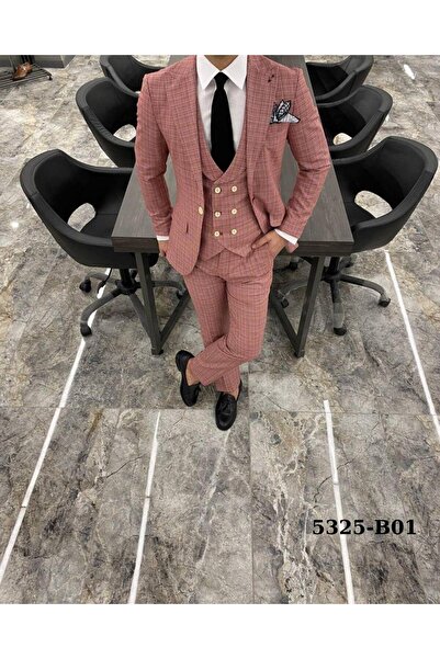 Fc Plus YELEKLİ TAKIM ELBİSE - EXTRA SLİM FİT