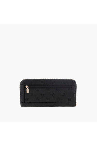 Guess Embossed Logo Zip Wallet