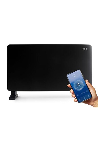 Domo Convector electric inteligent DO7355CH, 2000W, Wi-Fi Tuya, 5-45C, programare