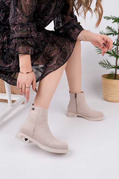 Madam Tarz BLN-300 Fermuarlı Düz Taban Bot