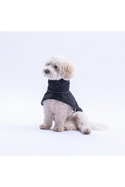 Pawstar Black Colombia Prime V2 Dog Raincoat for Medium and Large Breeds with Fleece Dog Clothing Waterproof