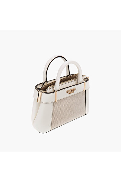 Guess Textured Panel Mini Satchel