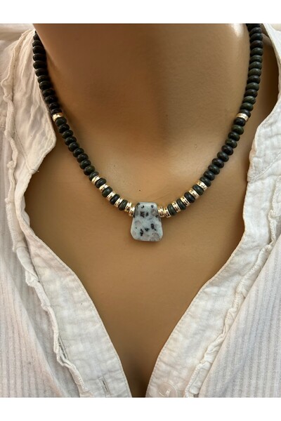 Home Yılan Taşı Jasper Kolye