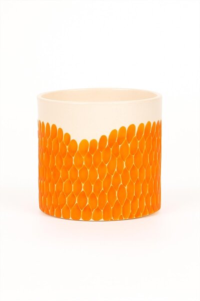 uğurlu dükkan Orange new wave series ceramic cup