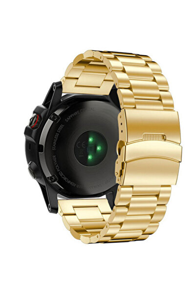 iUni Curea de ceas inteligent Garmin Fenix ​​7X/6X/5X Plus/5X/3 HR/3, oțel in...