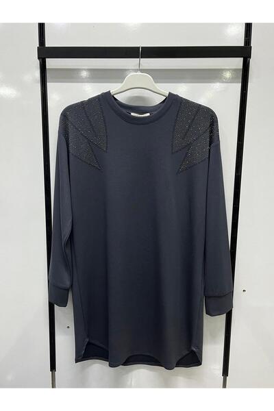 İDOL GİYİM Soft Textured Combed Cotton Tunic