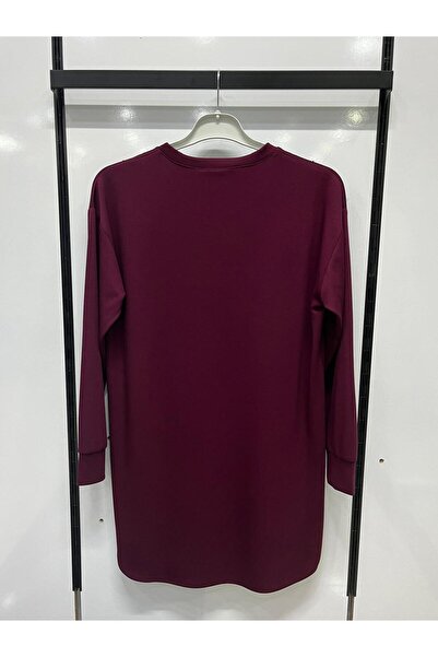 İDOL GİYİM Soft Textured Stone Patterned Tunic