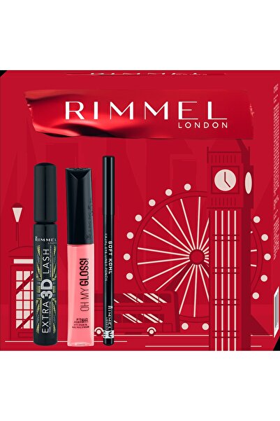 RIMMEL LONDON Set Cadou (mascara 3d+gloss+creion Ochi)