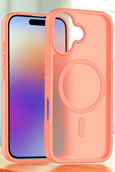 TechTrove Apple iPhone 17 Uyumlu Kılıf Renkli Buzlu Tasarım Sararmaz Magsafe ...