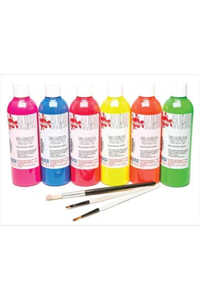 Daler Rowney طلاء قماش 300 مل × 6 ألوان قياسية