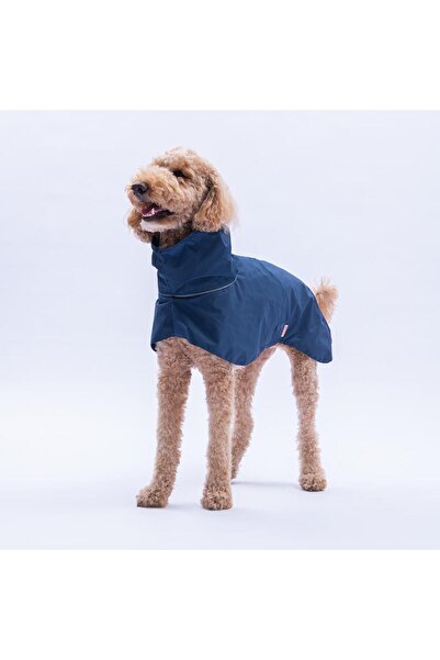 Pawstar Navy Blue Colombia Prime Dog Raincoat for Medium and Large Breeds Dog...