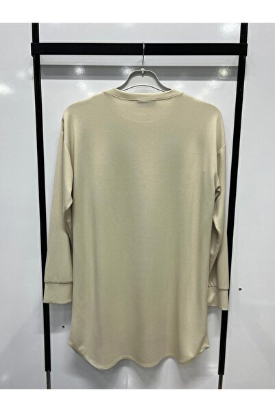 İDOL GİYİM Soft Textured Stone Patterned Tunic