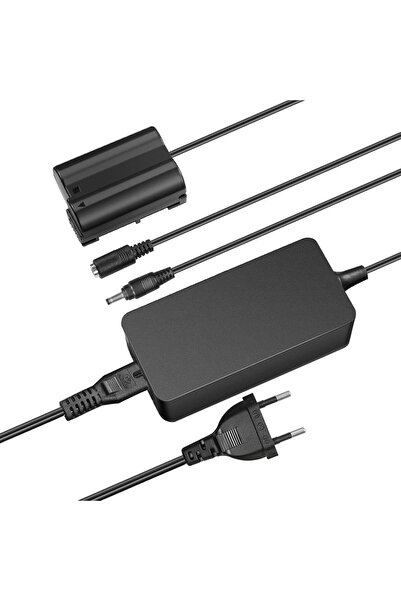 NEEWER Baterie dummy EN-EL15 cu adaptor EP-5B, set alimentare continua compatibil cu Nikon