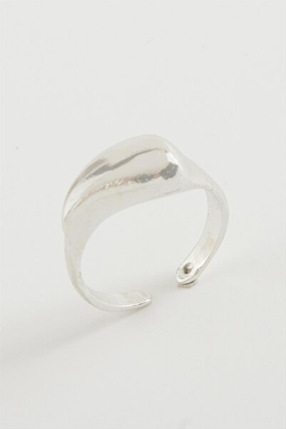 ZERO LAND Lvsqvr Water Drop Metal (84729) Ring-Silver Color