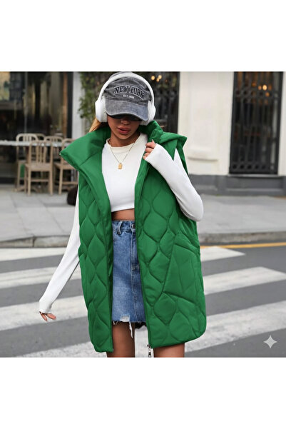 MODA سترة طويلة بغطاء للرأس من كايبتون