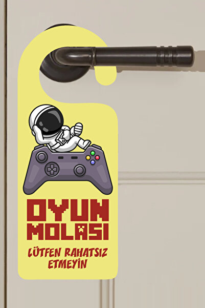 cici magnet www.cicimagnet.com Oyun Molası Lütfen Rahatsız Etmeyin Kapı Kolu Askısı