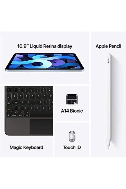 Apple iPad Air 2020 (4th Generation) 10.9-inch 64GB WiFi Space Gray - International Version